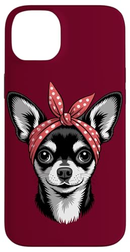 Mädchen Chihuahua Bandana Chihuahua Hülle für iPhone 14 Plus von Chihuahua Lover Gifts & Tees