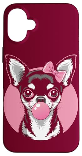 Mädchen Chihuahua Pink Bubblegum Chihuahua Hülle für iPhone 16 Plus von Chihuahua Lover Gifts & Tees