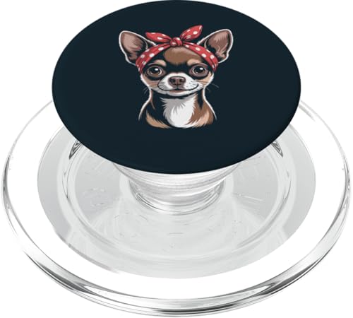Mädchen Chihuahua PopSockets PopGrip für MagSafe von Chihuahua Lover Gifts & Tees