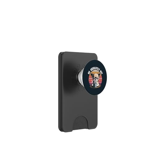 Morning Grouch Chihuahua Kaffee Chihuahua PopSockets PopWallet für MagSafe Morning Grouch Chihuahua Kaffee Chihuahua PopSockets PopWallet für MagSafe von Chihuahua Lover Gifts & Tees
