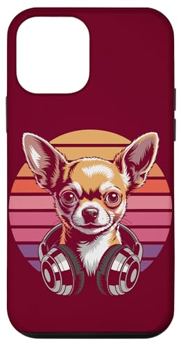 Retro Chihuahua Kopfhörer DJ Chihuahua Hülle für iPhone 12 mini von Chihuahua Lover Gifts & Tees