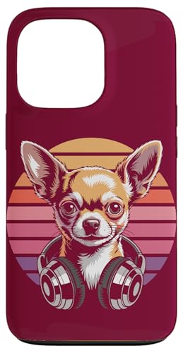 Retro Chihuahua Kopfhörer DJ Chihuahua Hülle für iPhone 13 Pro Retro Chihuahua Kopfhörer DJ Chihuahua Hülle für iPhone 13 Pro von Chihuahua Lover Gifts & Tees