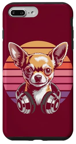 Retro Chihuahua Kopfhörer DJ Chihuahua Hülle für iPhone 7 Plus/8 Plus Retro Chihuahua Kopfhörer DJ Chihuahua Hülle für iPhone 7 Plus/8 Plus von Chihuahua Lover Gifts & Tees