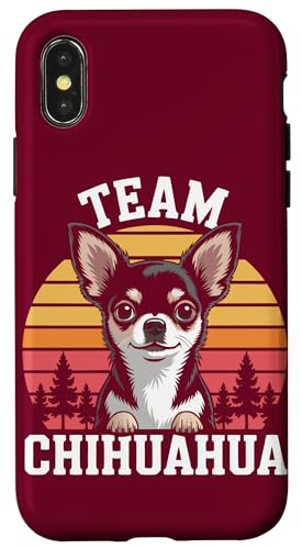 Retro Chihuahua Team Chihuahua Hülle für iPhone X/XS von Chihuahua Lover Gifts & Tees