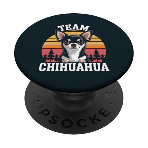 Retro Chihuahua Team Chihuahua PopSockets Klebender PopGrip Retro Chihuahua Team Chihuahua PopSockets Klebender PopGrip von Chihuahua Lover Gifts & Tees