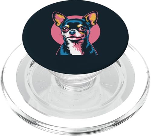 Rosa Chihuahua PopSockets PopGrip für MagSafe von Chihuahua Lover Gifts & Tees