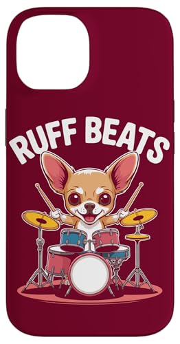 Schlagzeuger Chihuahua Schlagzeug Chihuahua Hülle für iPhone 14 von Chihuahua Lover Gifts & Tees