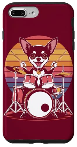 Schlagzeuger Chihuahua Schlagzeuger Chihuahua Hülle für iPhone 7 Plus/8 Plus von Chihuahua Lover Gifts & Tees