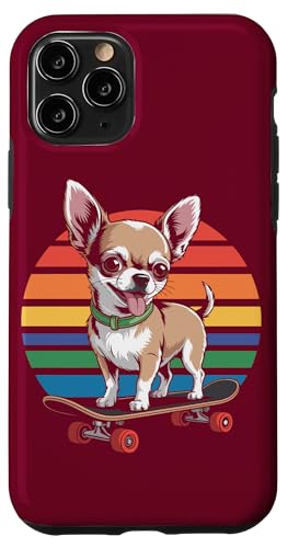Skateboard Chihuahua Skater Chihuahua Hülle für iPhone 11 Pro von Chihuahua Lover Gifts & Tees