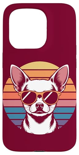 Vintage Chihuahua Sonnenbrille Chihuahua Hülle für iPhone 15 Pro von Chihuahua Lover Gifts & Tees