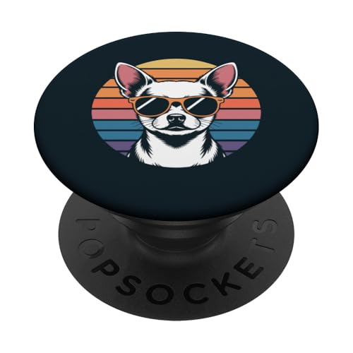 Vintage Chihuahua Sonnenbrille Chihuahua PopSockets Klebender PopGrip von Chihuahua Lover Gifts & Tees