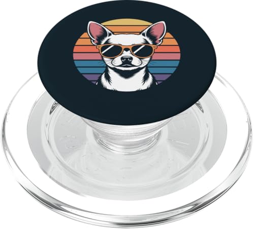 Vintage Chihuahua Sonnenbrille Chihuahua PopSockets PopGrip für MagSafe von Chihuahua Lover Gifts & Tees