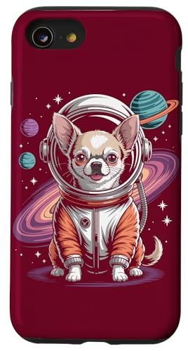 Weltraum Chihuahua Astronaut Chihuahua Hülle für iPhone SE (2020) / 7 / 8 von Chihuahua Lover Gifts & Tees
