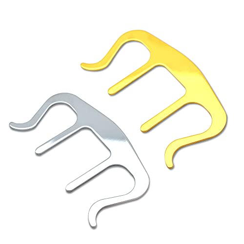 2 Stück Musicbuch Clip, Metall Musik Seite Musikbuch Clips, Notenbuch-Clip, Buchklammer Lesezeichen Metall Musik Halter Clip, Musik Papierhalter von Chihutown