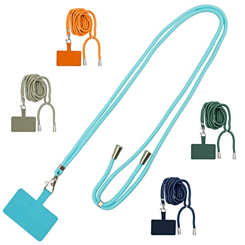 5 Stück Universale Handykette, Handy Lanyard, Universelles Handy um den Hals hängend mit Pad Handy Lanyard, verstellbar und abnehmbar 5 Stück Universale Handykette, Handy Lanyard, Universelles Handy um den Hals hängend mit Pad Handy Lanyard, verstellbar und abnehmbar von Chihutown