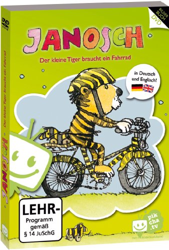 Janosch - Der kleine Tiger braucht ein Fahrrad - Bilderbuch-DVD von mixtvision digital GmbH & Co.KG