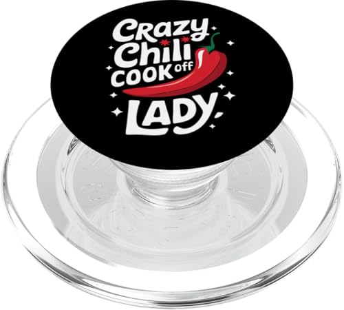 Chili Crazy Chili Cook Off Lady PopSockets PopGrip für MagSafe von Chili's Spicy Chili Pepper