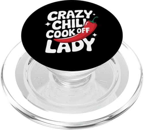 Chili Crazy Chili Cook Off Lady PopSockets PopGrip für MagSafe von Chili's Spicy Chili Pepper