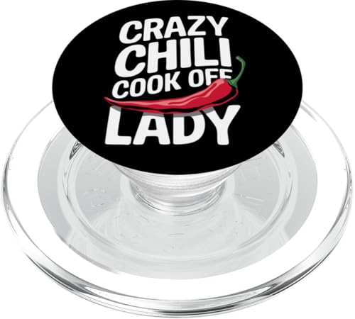 Chili Crazy Chili Cook Off Lady PopSockets PopGrip für MagSafe Chili Crazy Chili Cook Off Lady PopSockets PopGrip für MagSafe von Chili's Spicy Chili Pepper