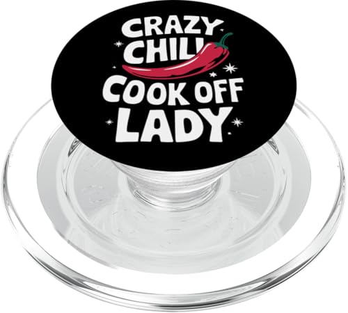 Chili Crazy Chili Cook Off Lady PopSockets PopGrip für MagSafe Chili Crazy Chili Cook Off Lady PopSockets PopGrip für MagSafe von Chili's Spicy Chili Pepper