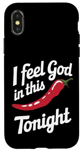 Chili Ich fühle Gott in diesem Chili'S Tonight Hülle für iPhone X/XS Chili Ich fühle Gott in diesem Chili'S Tonight Hülle für iPhone X/XS von Chili's Spicy Chili Pepper