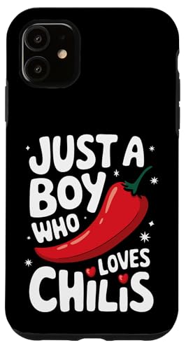 Chili Nur ein Junge, der Chilis liebt Hülle für iPhone 11 Chili Nur ein Junge, der Chilis liebt Hülle für iPhone 11 von Chili's Spicy Chili Pepper