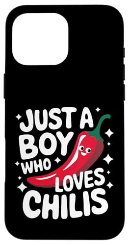 Chili Nur ein Junge, der Chilis liebt Hülle für iPhone 16 Pro Max Chili Nur ein Junge, der Chilis liebt Hülle für iPhone 16 Pro Max von Chili's Spicy Chili Pepper