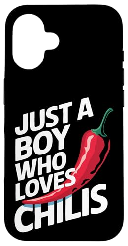 Chili Nur ein Junge, der Chilis liebt Hülle für iPhone 16 Chili Nur ein Junge, der Chilis liebt Hülle für iPhone 16 von Chili's Spicy Chili Pepper