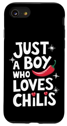 Chili Nur ein Junge, der Chilis liebt Hülle für iPhone SE (2020) / 7 / 8 von Chili's Spicy Chili Pepper