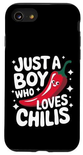 Chili Nur ein Junge, der Chilis liebt Hülle für iPhone SE (2020) / 7 / 8 von Chili's Spicy Chili Pepper