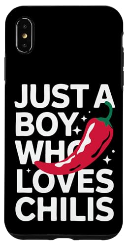 Chili Nur ein Junge, der Chilis liebt Hülle für iPhone XS Max von Chili's Spicy Chili Pepper