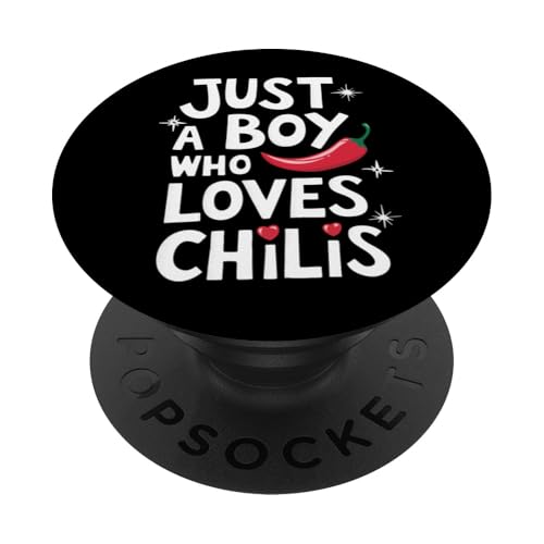Chili Nur ein Junge, der Chilis liebt PopSockets Klebender PopGrip Chili Nur ein Junge, der Chilis liebt PopSockets Klebender PopGrip von Chili's Spicy Chili Pepper