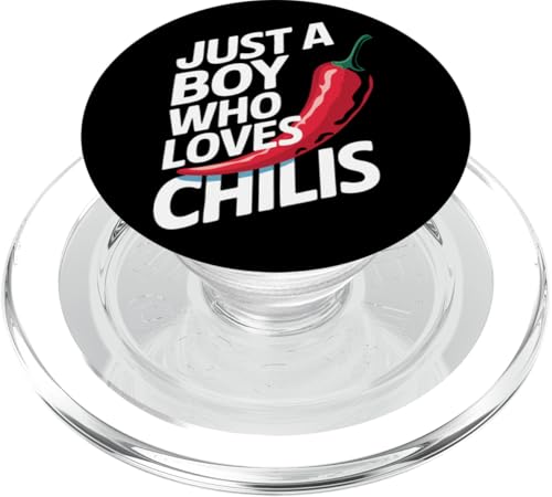 Chili Nur ein Junge, der Chilis liebt PopSockets PopGrip für MagSafe Chili Nur ein Junge, der Chilis liebt PopSockets PopGrip für MagSafe von Chili's Spicy Chili Pepper