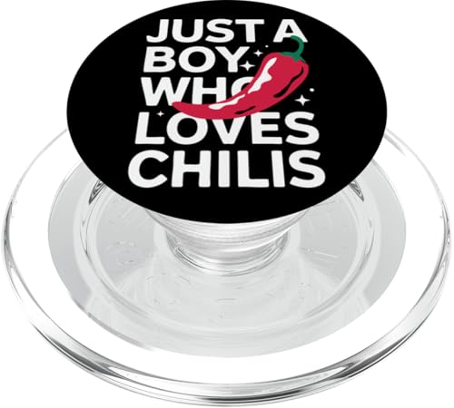 Chili Nur ein Junge, der Chilis liebt PopSockets PopGrip für MagSafe von Chili's Spicy Chili Pepper