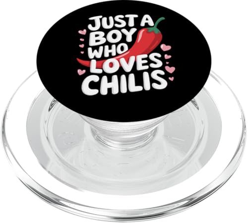 Chili Nur ein Junge, der Chilis liebt PopSockets PopGrip für MagSafe von Chili's Spicy Chili Pepper
