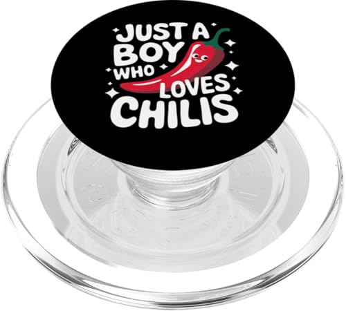 Chili Nur ein Junge, der Chilis liebt PopSockets PopGrip für MagSafe Chili Nur ein Junge, der Chilis liebt PopSockets PopGrip für MagSafe von Chili's Spicy Chili Pepper