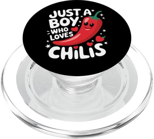 Chili Nur ein Junge, der Chilis liebt PopSockets PopGrip für MagSafe Chili Nur ein Junge, der Chilis liebt PopSockets PopGrip für MagSafe von Chili's Spicy Chili Pepper