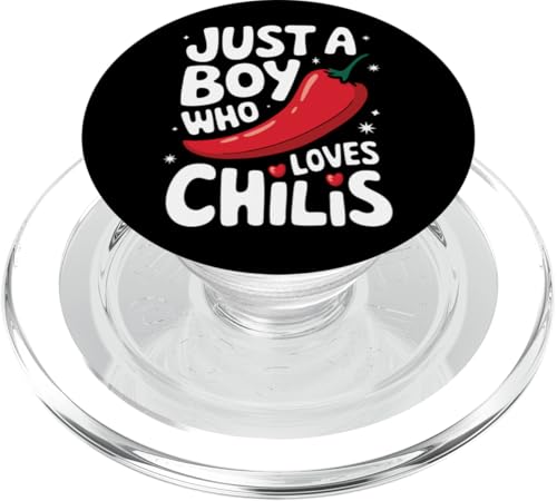 Chili Nur ein Junge, der Chilis liebt PopSockets PopGrip für MagSafe Chili Nur ein Junge, der Chilis liebt PopSockets PopGrip für MagSafe von Chili's Spicy Chili Pepper