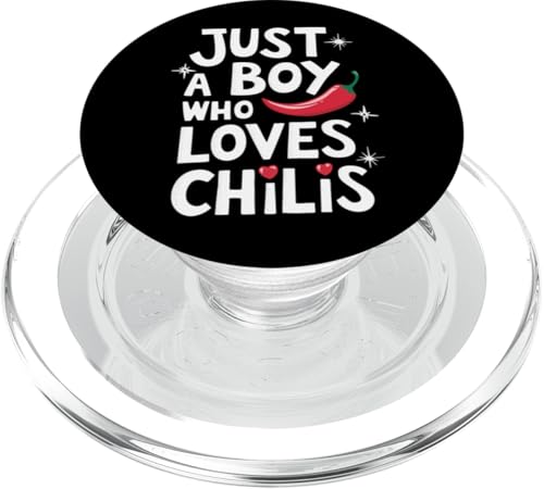 Chili Nur ein Junge, der Chilis liebt PopSockets PopGrip für MagSafe Chili Nur ein Junge, der Chilis liebt PopSockets PopGrip für MagSafe von Chili's Spicy Chili Pepper