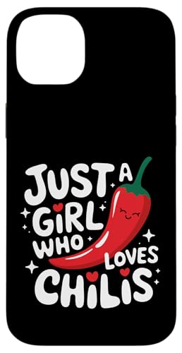 Chili Nur ein Mädchen, das Chilis liebt Hülle für iPhone 14 Plus von Chili's Spicy Chili Pepper