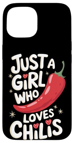Chili Nur ein Mädchen, das Chilis liebt Hülle für iPhone 15 Chili Nur ein Mädchen, das Chilis liebt Hülle für iPhone 15 von Chili's Spicy Chili Pepper