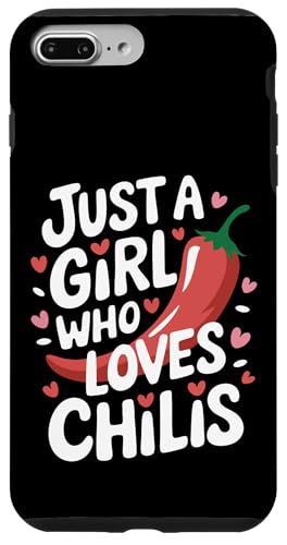 Chili Nur ein Mädchen, das Chilis liebt Hülle für iPhone 7 Plus/8 Plus Chili Nur ein Mädchen, das Chilis liebt Hülle für iPhone 7 Plus/8 Plus von Chili's Spicy Chili Pepper