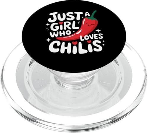 Chili Nur ein Mädchen, das Chilis liebt PopSockets PopGrip für MagSafe von Chili's Spicy Chili Pepper