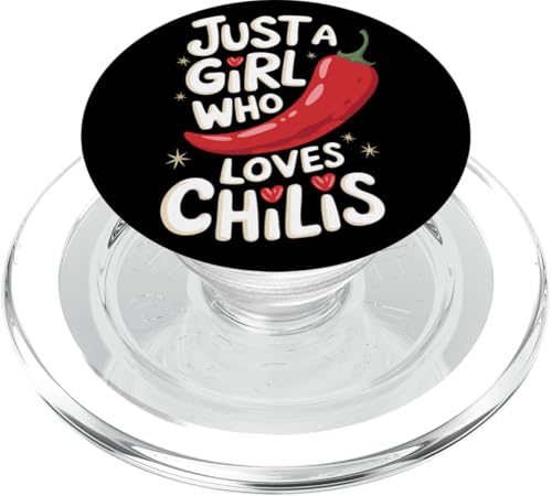 Chili Nur ein Mädchen, das Chilis liebt PopSockets PopGrip für MagSafe von Chili's Spicy Chili Pepper