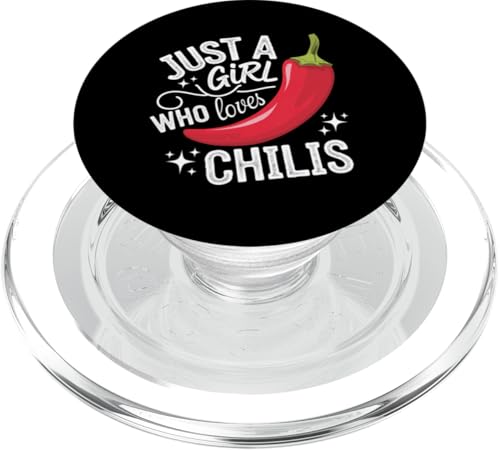 Chili Nur ein Mädchen, das Chilis liebt PopSockets PopGrip für MagSafe von Chili's Spicy Chili Pepper