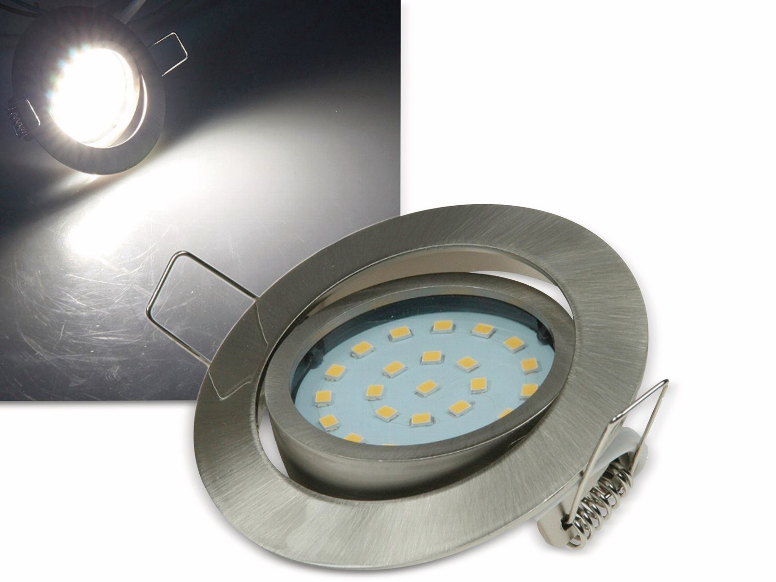 CHILITEC LED-Einbauleuchte "Flat-26" EEK: F, 4 W, 350 lm, 4000 K von ChiliTec