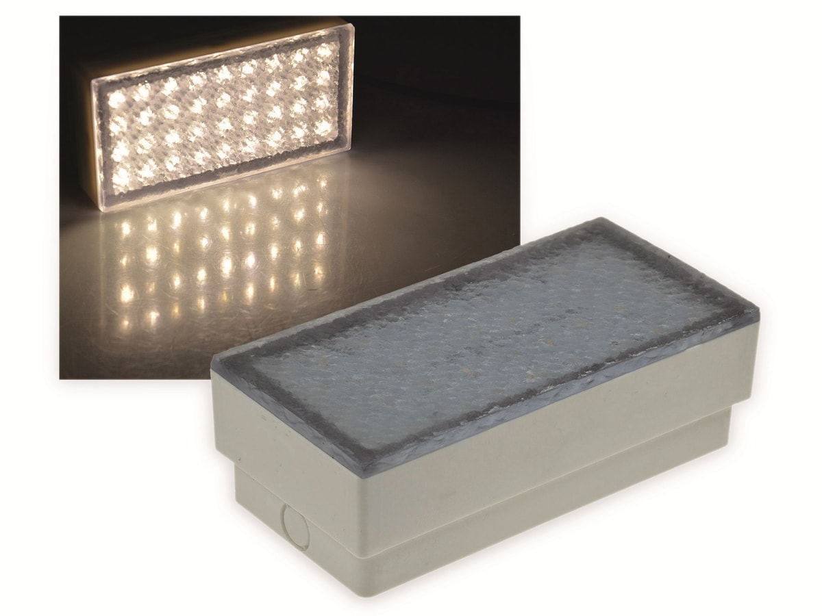 CHILITEC LED-Pflasterstein BRIKX 20, IP67, 3 W, 180 lm, 2700 K, 200x100 mm von ChiliTec