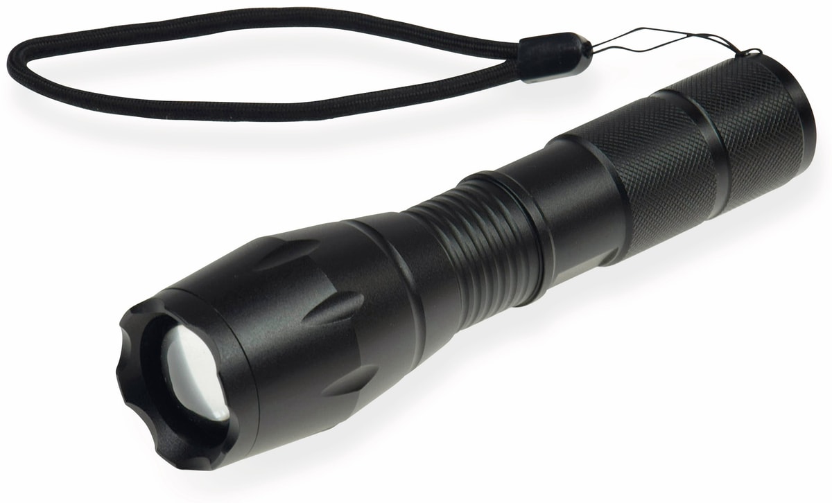CHILITEC LED-Taschenlampe CTL10 Zoom, 10 W, schwarz, 350 lm, 136x37 mm CHILITEC LED-Taschenlampe CTL10 Zoom, 10 W, schwarz, 350 lm, 136x37 mm von ChiliTec