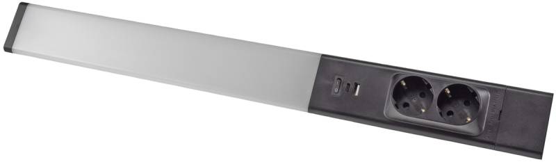 CHILITEC LED-Unterbauleuchte Arusha, EEK: F, 18 W, 1778 lm, 60 cm, schwarz von ChiliTec