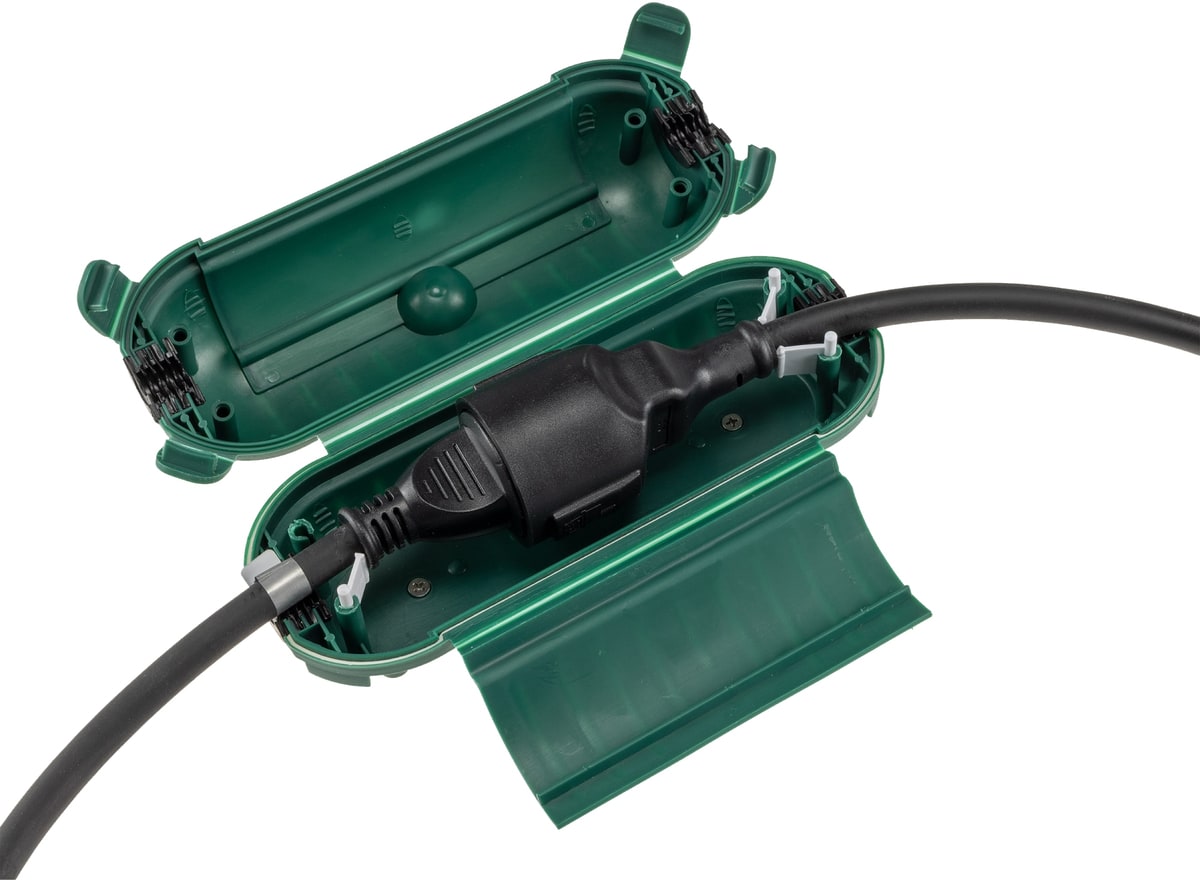 CHILITEC Sicherheits-Schutzbox für Kabel, IP44, 210x80 mm, grün CHILITEC Sicherheits-Schutzbox für Kabel, IP44, 210x80 mm, grün von ChiliTec